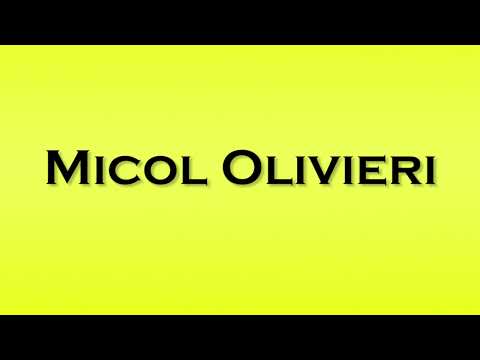 Pronunciation of Micol Olivieri
