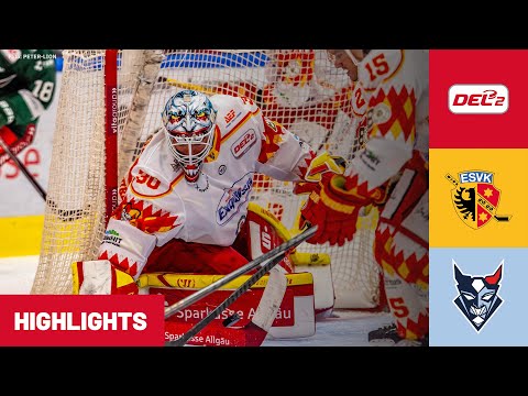 DEL2: ESV Kaufbeuren vs. Blue Devils Weiden | Highlights