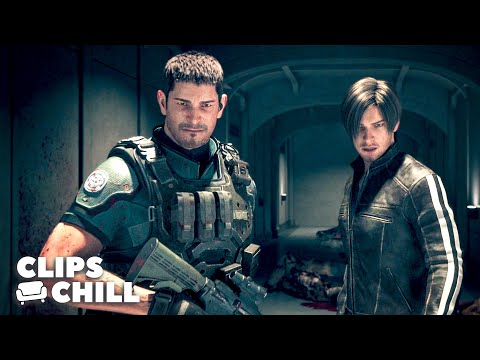 Chris & Leon Fighting A Group Of Zombies | Resident Evil: Vendetta