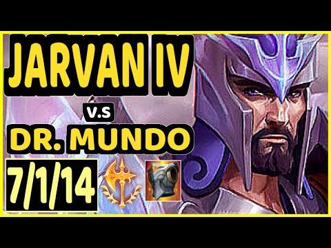SKEANZ (JARVAN IV) vs DR. MUNDO - 7/1/14 KDA JUNGLE CHALLENGER GAMEPLAY - EUW