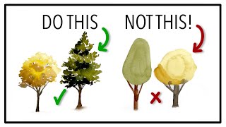 2 Game Changing Tips To Improve Your Watercolour trees!