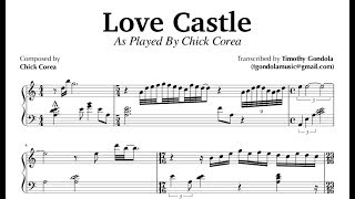Chick Corea| Love Castle FULL Transcription