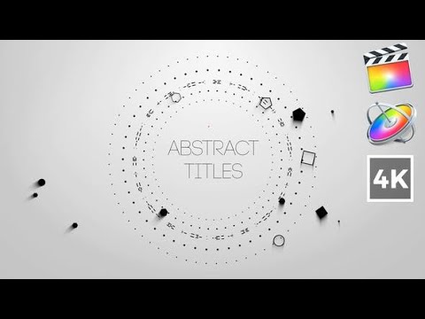 Top Apple Motion Projects: Abstract Titles