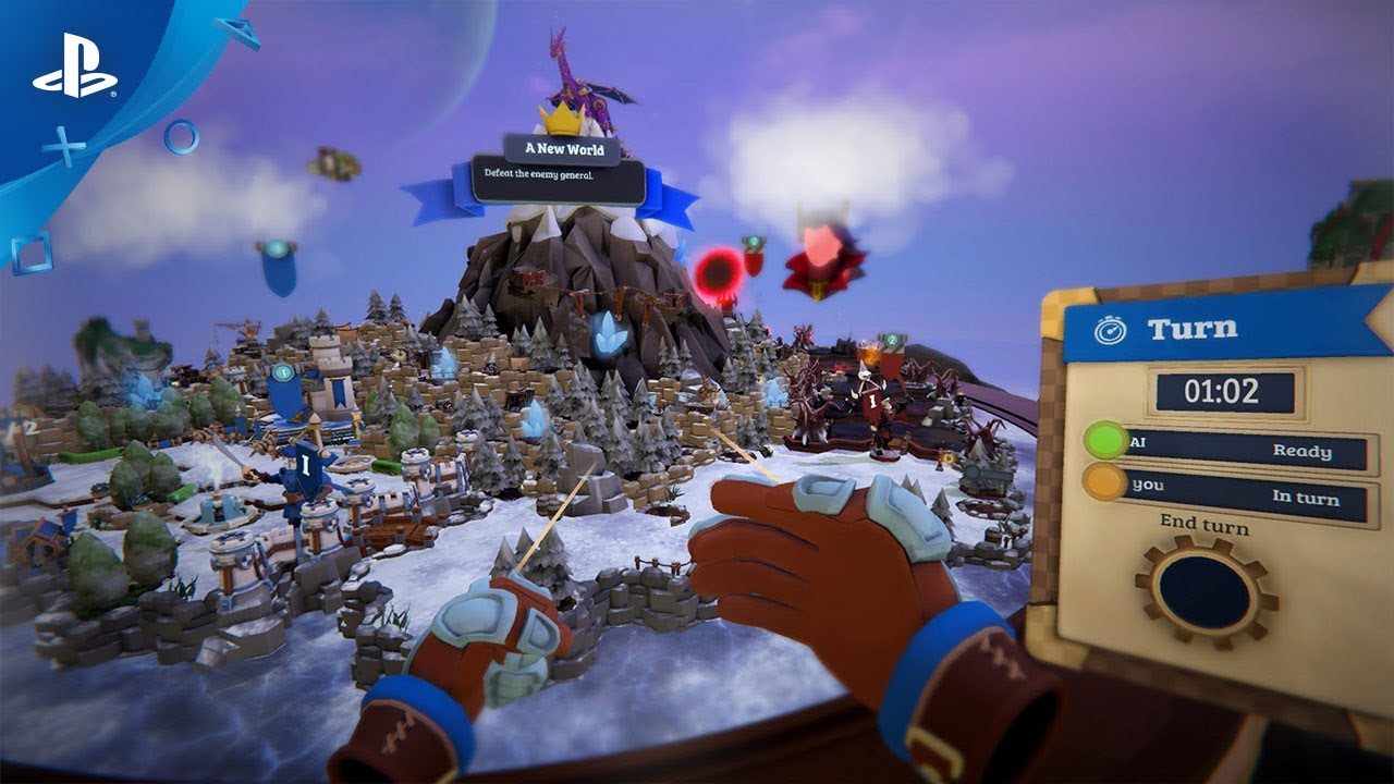 O Jogo de Estratégia VR Skyworld Chega para PS VR em 2019