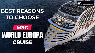 🛳️ Top Best Reasons To Choose MSC World Europa | CruiseBooking.com