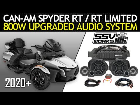 🔊Can-Am Spyder RT / RT Limited 800W Plug N' Play Audio System Upgrade!
