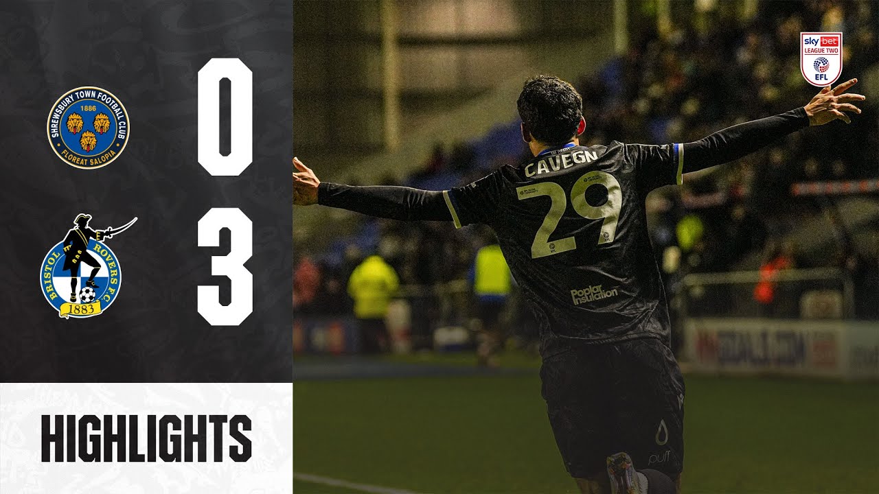 Shrewsbury vs Bristol Rovers Official Highlights Season 2025/2026