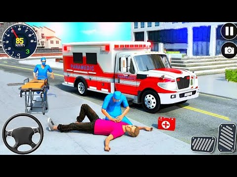 Ambulance Rescue City Driving 3D -911 Rescue Emargency Van Simulator -Android Gameplay