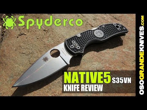 Spyderco Native5 C41PBK5 Folding Knife Review (EDC Dream!) | OsoGrandeKnives