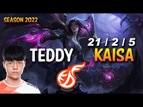 KDF Teddy KAI'SA vs EZREAL ADC - KR Ranked