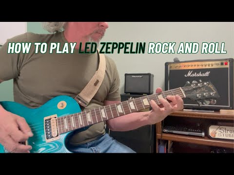 How To Play Led Zeppelin 'Rock n Roll' (Beginner Lesson) | Guitar Power Chords