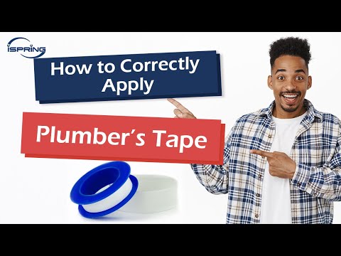 How to Apply Plumber's Tape Correctly - Step by Step