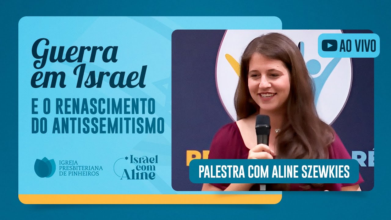 PALESTRA COM ALINE SZEWKIES AO VIVO I GUERRA EM ISRAEL E O RENASCIMENTO DO ANTISSEMITISMO I IPP TV