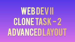 CloneTask2 | Walkthrough | With Explanation | AliaBazeel | CC | Yr2 | 2024-'25