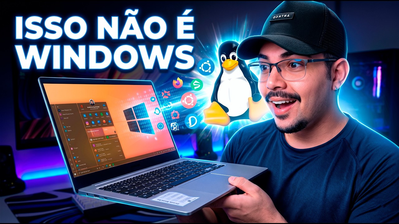 WINDOWS com KERNEL LINUX? Testei o Sistema Linux que Humilha o Windows