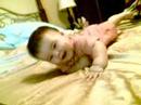 Baby Ray Ray rolling over