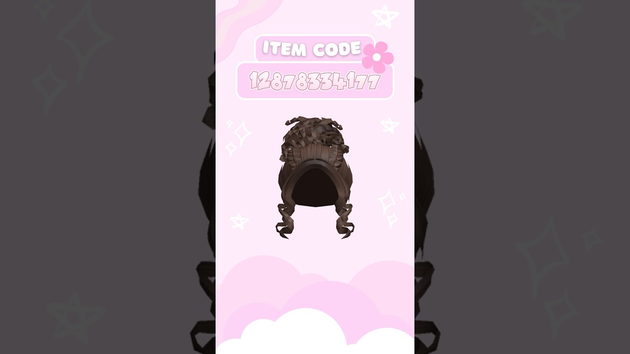 Roblox Aesthetic Brown Hair Codes | Bloxburg Berry Avenue Brookhaven #roblox #bloxburg #yt #shorts