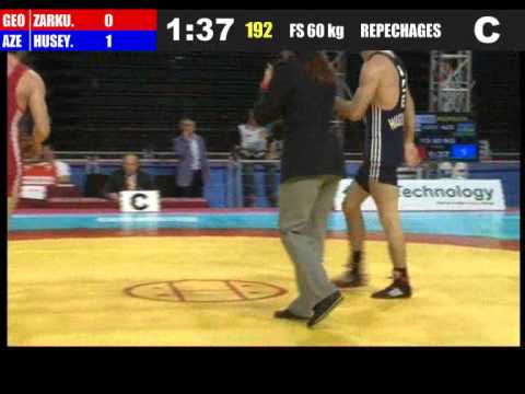 60kg - Malkhaz Zarkua (GEO) vs Zelimkhan Huseynov (AZE) 2011 world championship