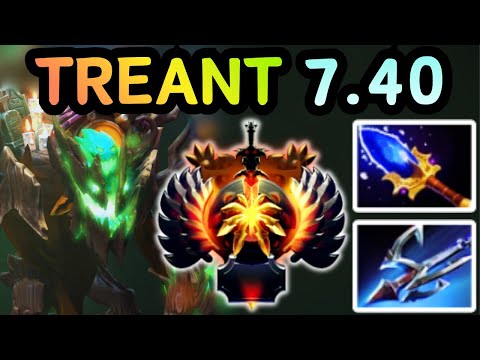 🔥 NEW PATCH 7.40 - 6000 HP NEW TREANT PROTECTOR OFFLANE IMBA TREE ?? | DOTA 2 GAMEPLAY 🔥