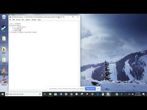 Python Lesson  Turtle Pen Drawing