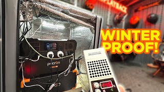 Winter-Proof Your Solar Power Station with This DIY Heating Setup!