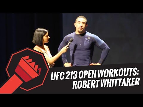 UFC 213 Open Workouts: Robert Whittaker On His Yoel Romero Fight | FanSided | Sports Illustrated