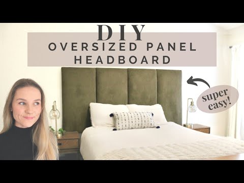 DIY Upholstered Panel Headboard | Luxury on a Budget