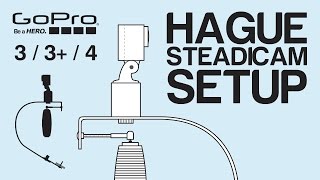 Set up GoPro 3 & 4 on the Hague Steadicam