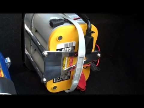 Battery in trunk installation - Optima
