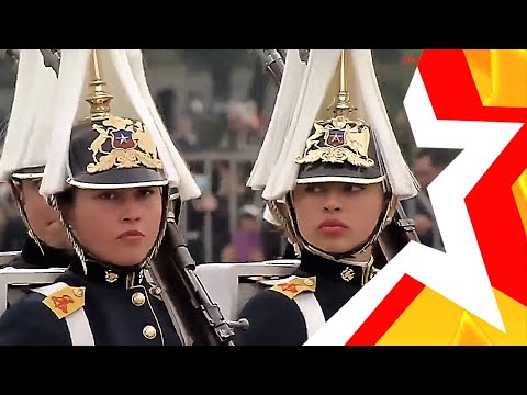 WOMEN'S TROOPS OF CHILE 2022 ★ Military Parade on the Day of Glory of the Chilean Army