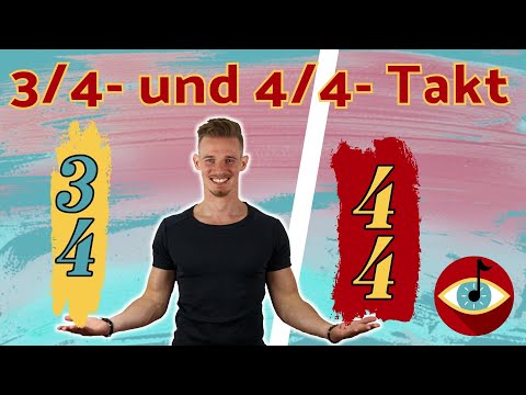 3/4- und 4/4- Takt praktisch erklärt