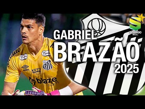 Gabriel Brazão 2025 - Defesas & Reflexos Absurdos - Santos | HD