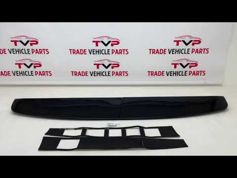 Fits Ford Transit Custom 2012-2022 Rear Twin Barn Door Roof Spoiler Gloss Black video