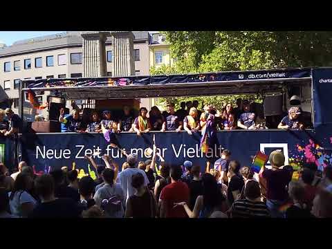 CSD 2018 in Köln, Wagen von der Deutschen Bank