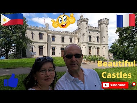 Visit of 2 beautiful castles. Château de Coudrée, Château de Ballaison, Haute Savoie, France.