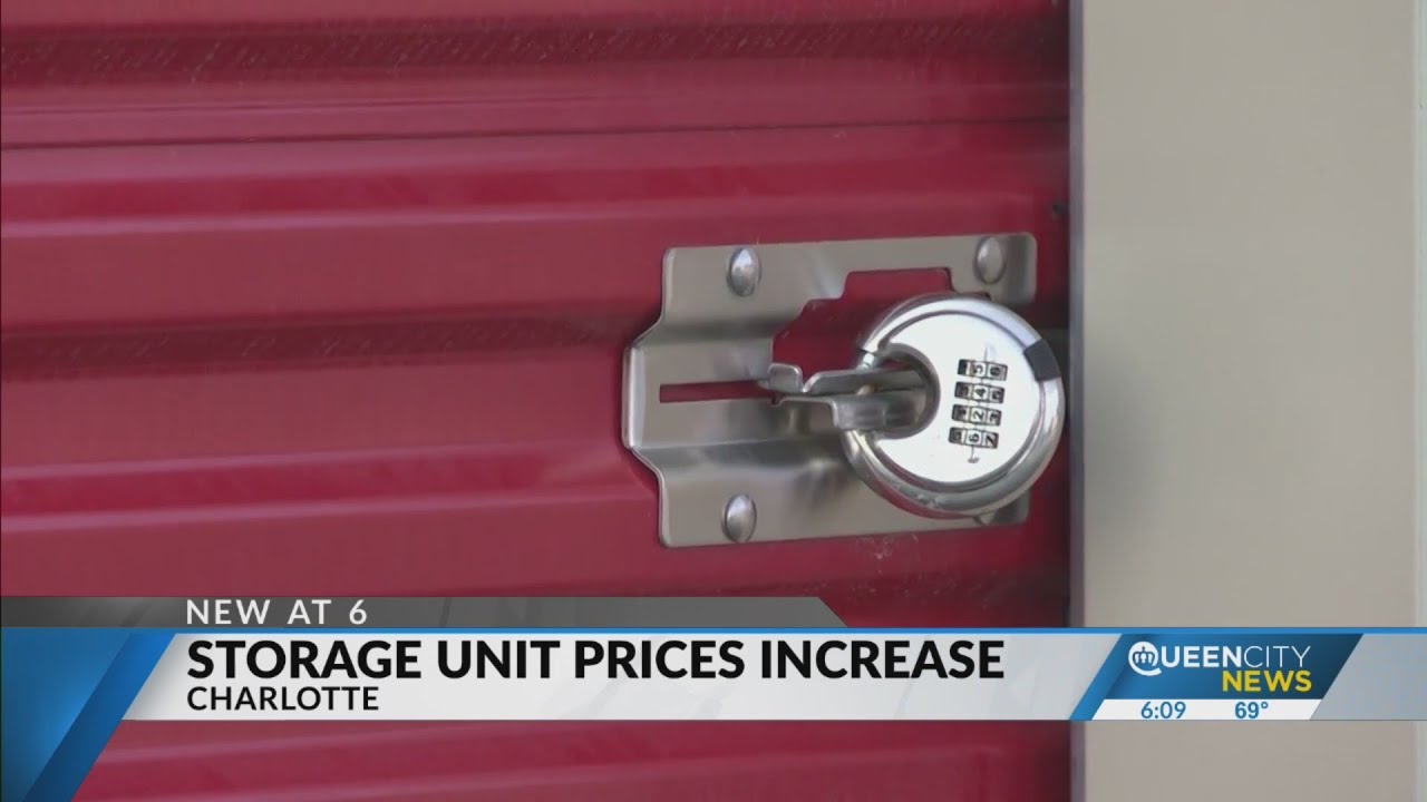 Storage unit prices increase