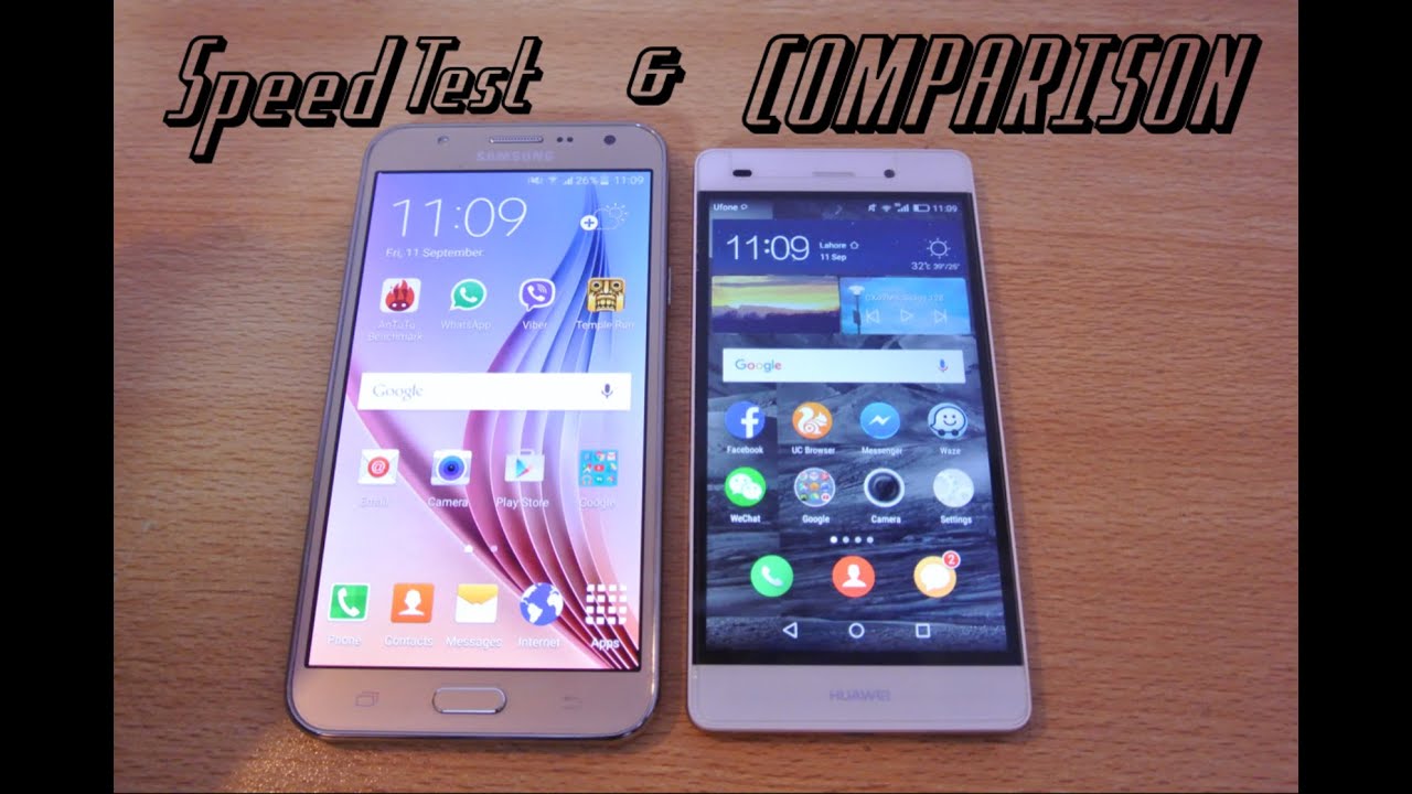Samsung Galaxy J7 vs Huawei P8 Lite - Speed Test & Full Comparison