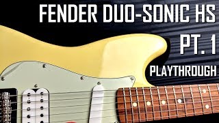 Video thumbnail for FENDER DUO SONIC HS | DEMO | MINIMAL TALKING! | SJSS by Sloppy Joe's Shred Shack