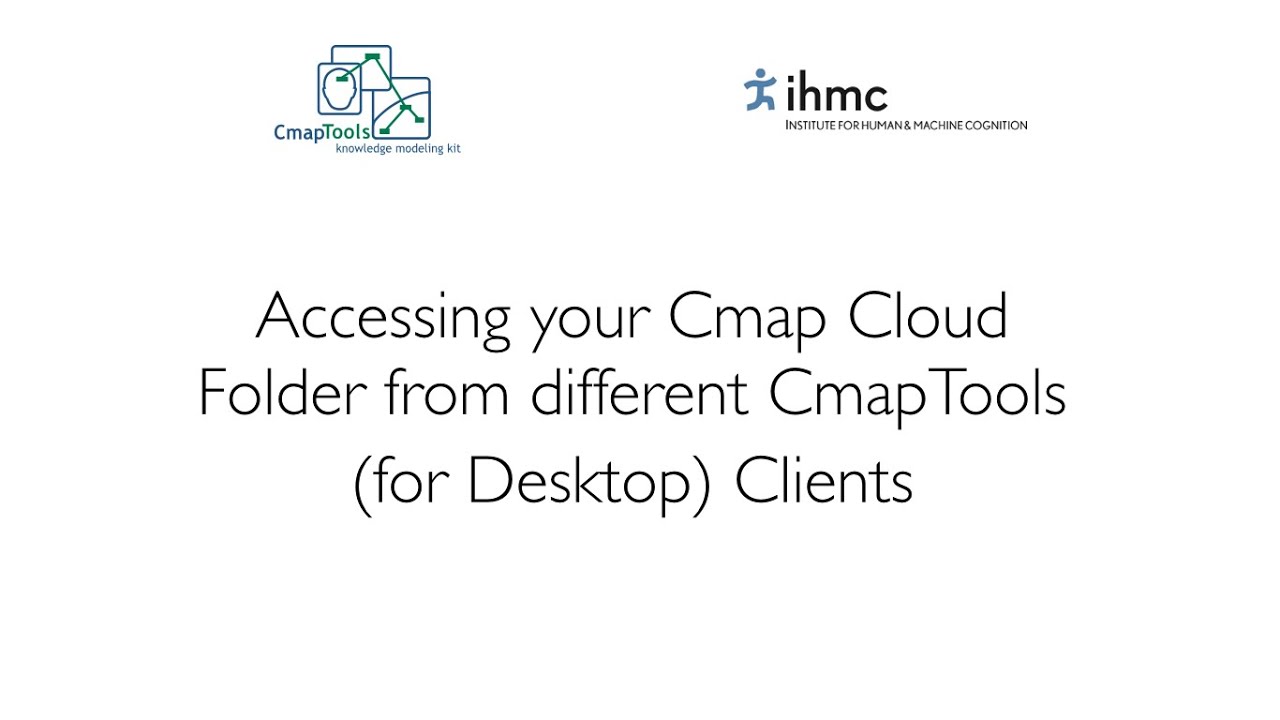 CmapTools: Accessing your Cmap Cloud Folder from CmapTools