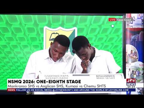 NSMQ 2026: Chemu SHTS Beats Anglican SHS Kumasi & Mankraso to Reach Next Stage