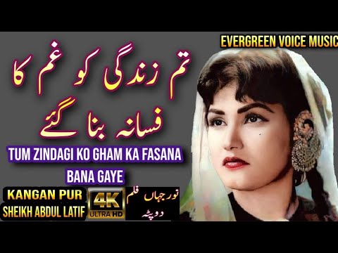 Noor jahan song | Tum Zindagi Ko Gham Ka Fasana Bana Gaye | urdu- hindi song | remix song | jhankar