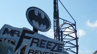 preview picture of video 'Six Flags Over Texas Mr Freeze Reverse Blast Off-Ride POV'