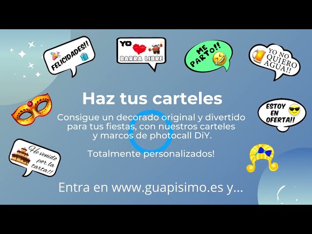 Vídeo relacionado con Cartel Personalizado - Photocall Personalizados con Foto, Texto, Imagen o Logo - Pancarta Personalizada con Estructura 70x180cm - Banner Personalizado para Fiesta Cumpleaños, Bodas o Empresas