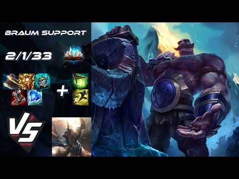 SUPPORT Braum vs Pantheon - NA Grandmaster Patch 25.S2.7