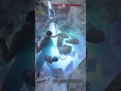 Hogwarts Legacy Using Spell Glacius Then The Spell Petrificus Totalus For Instant Kill