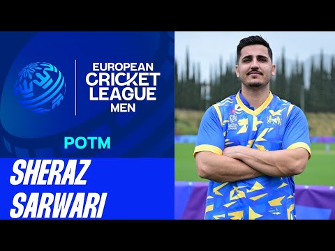 POTM Match 9: S.Sarwari - ZA vs ZNM | Group D | ECL 2025 | 6 Mar 2025 | ECL25.051