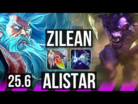 ZILEAN & Ezreal vs ALISTAR & Zeri (SUP) | 4/2/29, 600+ games | KR Master | 25.6