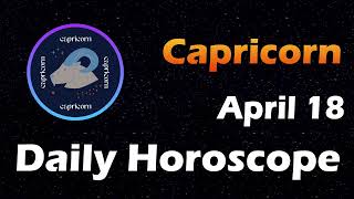 Capricorn Horoscope Today, Capricorn Tarot today, 18th April 2024  Capricorn tarot today 2024