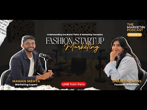 The Marketin Podcast episode 11, Fashion Forward, Innovative Marketing for Startups