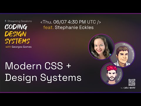 Coding Design Systems - ep21 - ModernCSS.dev and Nunjucks components for a static Web content